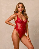 Body lingerie en dentelle pour femme - Ruby - AFTR - Full body avant
