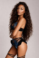 Four-Piece Lingerie Set for Women - Maddie Blue