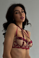 Ensemble lingerie quatre pièces avec tour de cuisses - Tilly
