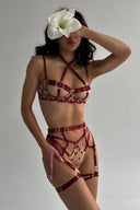 Ensemble lingerie quatre pièces avec tour de cuisses - Tilly
