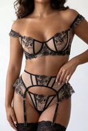Ensemble lingerie quatre pièces - Rita