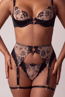 Three-piece lingerie set - Livia Black