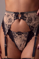 Ensemble lingerie trois pièces - Livia Noir