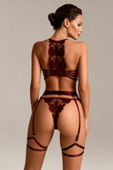 Four-piece set - Tia Burgundy