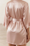 Kimono pour femme - Minuit Rose - AFTR Underwear - Focus dos