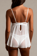Nuisette pour femme - Dahlia blanc - AFTR Underwear FR